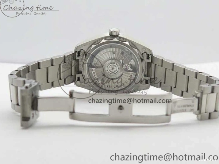 0409 Aqua Terra 150M 34mm Ladies SS VSF 1:1 Best Edition Blue Wave Dial on SS Bracelet A Reliable 7931